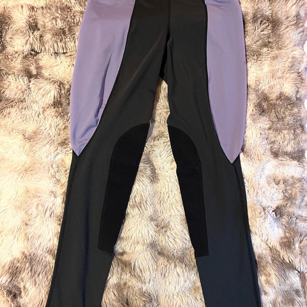 Kerrits riding tights with black knee patch